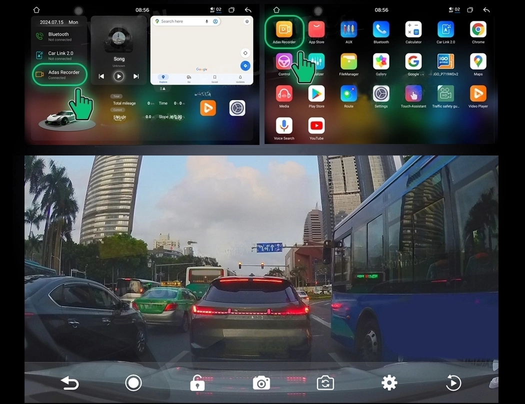 Dashcam für SMARTY Trend